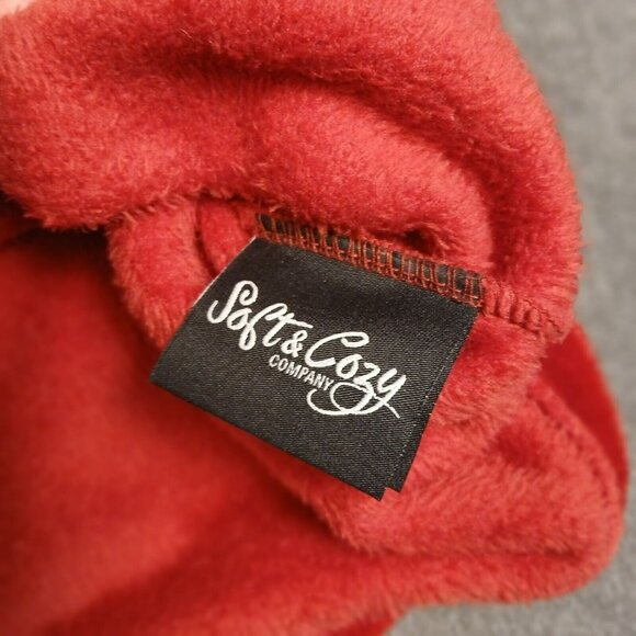 Soft and Cozy Company PJ top- Size 3XL Warm and Comfy-Red - Picture 7 of 8